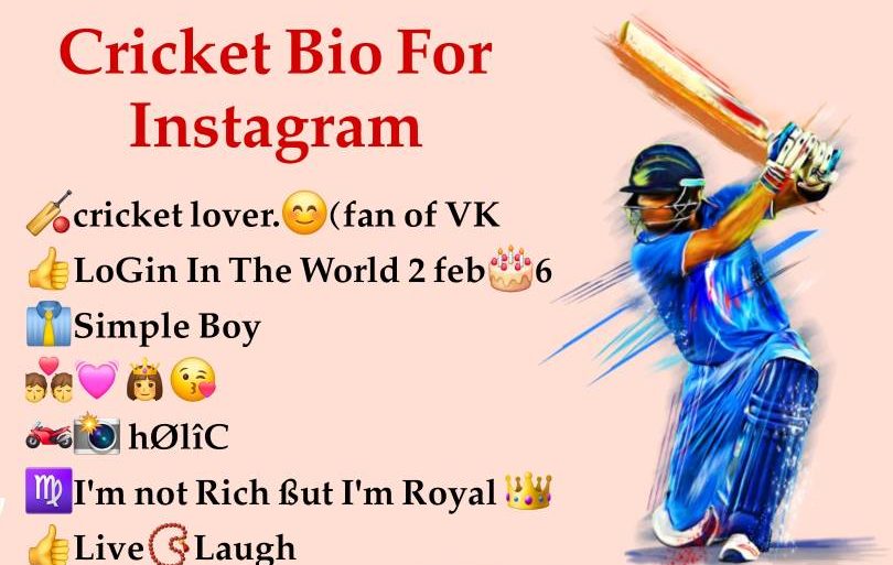 Insta Bio for Cricket Lovers: Show Your Passion for the Game