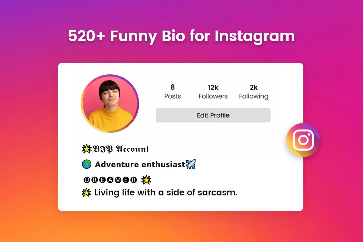 Instagram Comedy Bio | 😂 Ultimate Ideas to Make Everyone Laugh! 😂