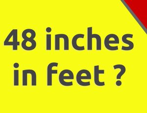 48 Inches in Feet: Simple Conversion for Everyday Use!