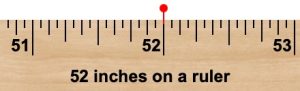 How Long Is 52 Inches?