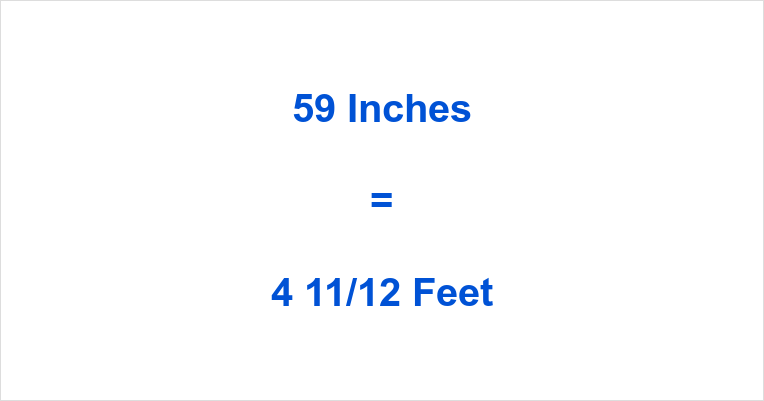 59 inches in Feet: How to Convert and Understand Your Height Accurately