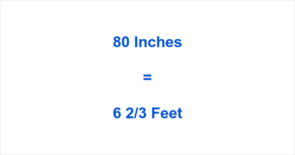 80 Inches in Feet: How to Convert and Understand Your Height Accurately