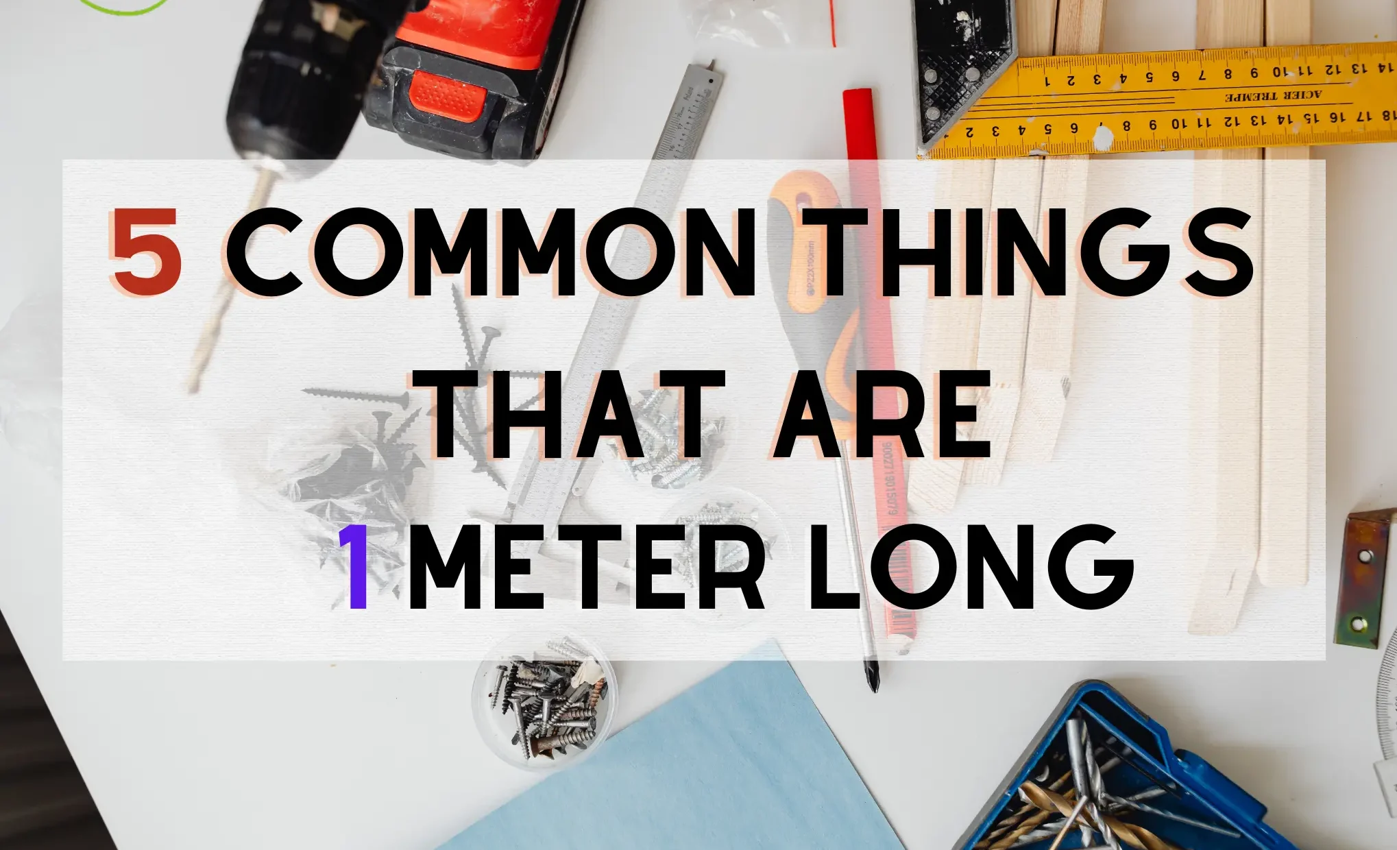 How Big is One Meter?