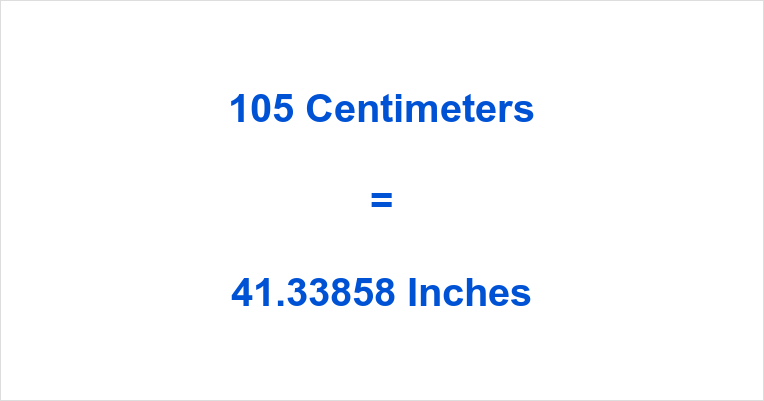 How to Convert 105 cm to Inches Instantly and Accurately