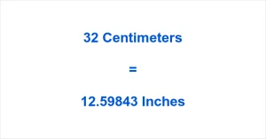 How to Convert 32cm to Inches Fast – Easy Step-by-Step Guide