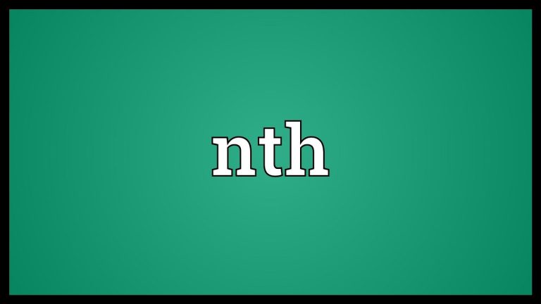 Nth Meaning in Text Chat – What Does It Actually Mean?
