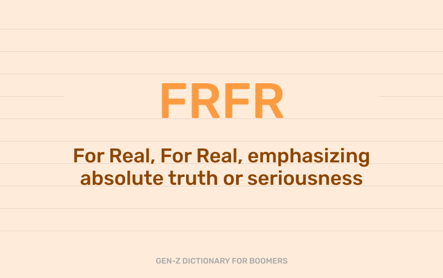 FRFR Meaning in Text: Definition + How To Use and Respond?