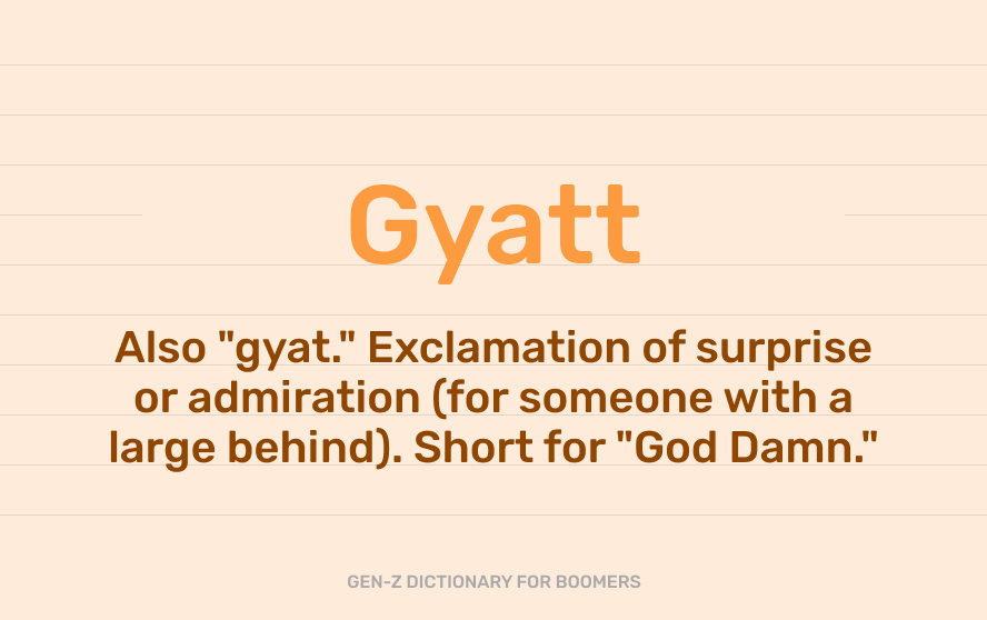 Gyatt Meaning in Text Messages: Slang Origin & Examples