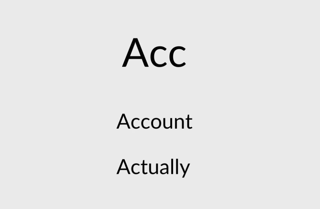 ACC Meaning in Text: What It Stands For and How to Use It