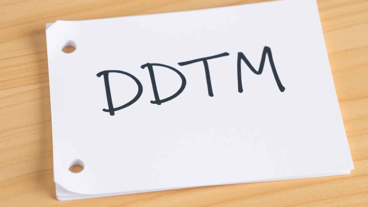 DDTM Meaning in Text: What it Stand For? Definition & Uses