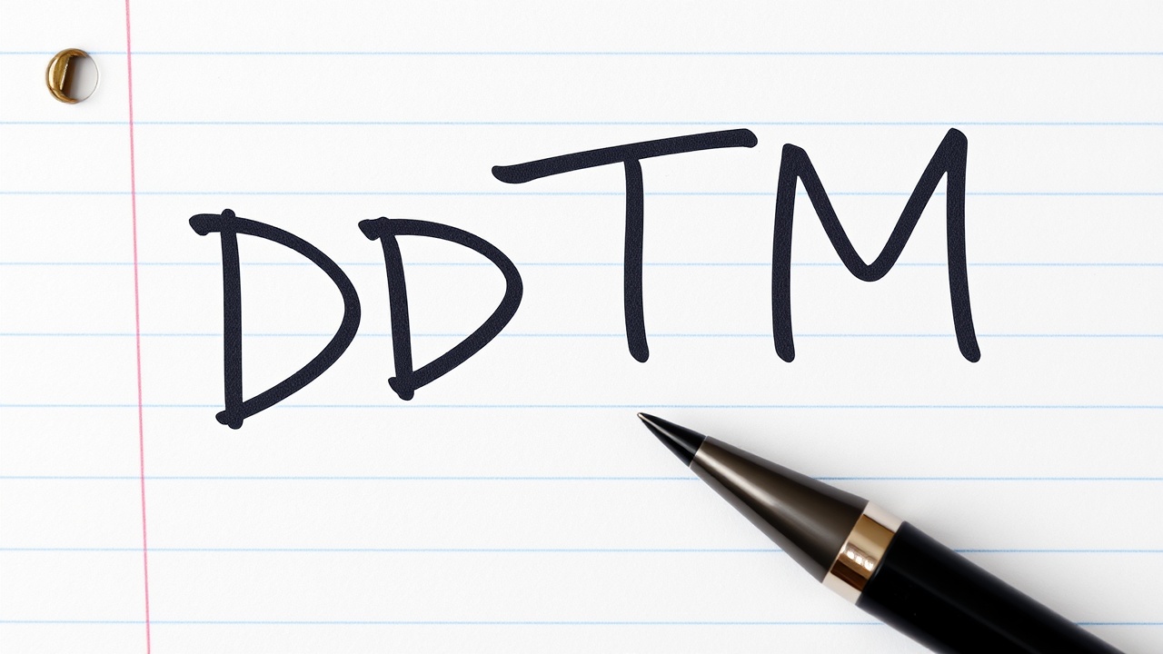 DDTM Meaning in Text: What it Stand For? Definition & Uses