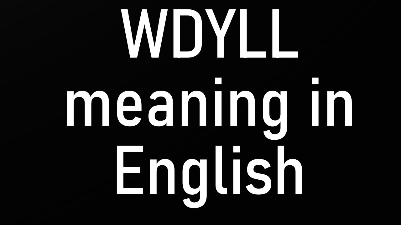 Wdyll Meaning in Text & Social Media: Quick Guide & Examples