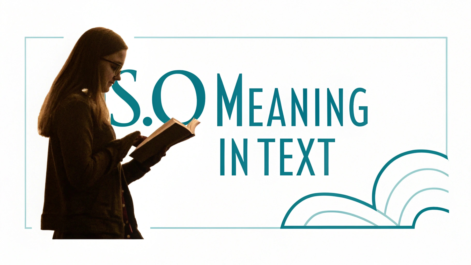 S.O Meaning in Text