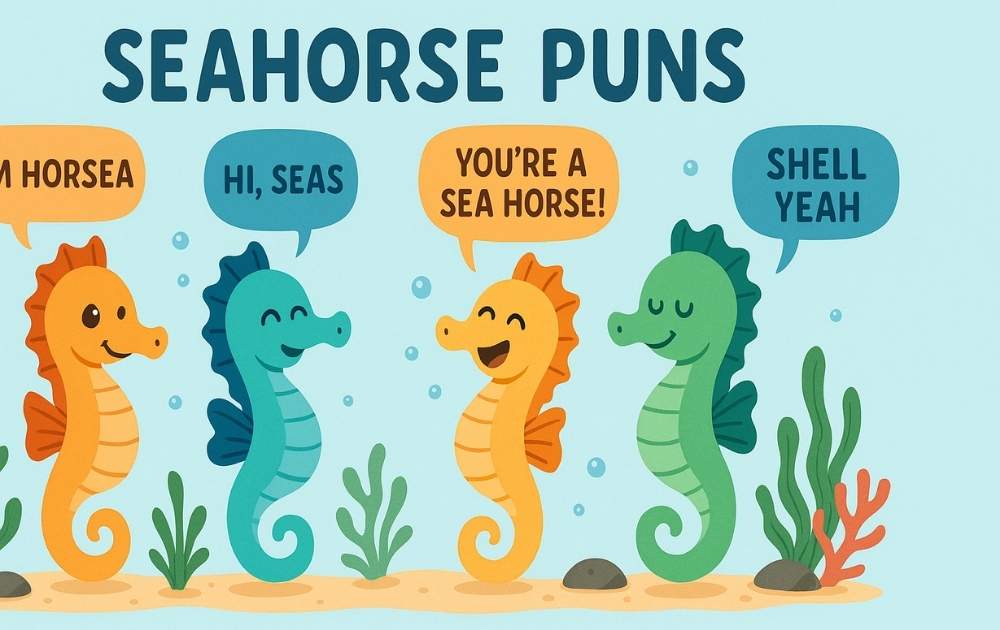 Best 150+ Funny Seahorse Pun & Clever Wordplay 2026