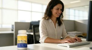 UBIOSKA DK Magnesium for stress resilience, vitamin D balance and neuromuscular support.
