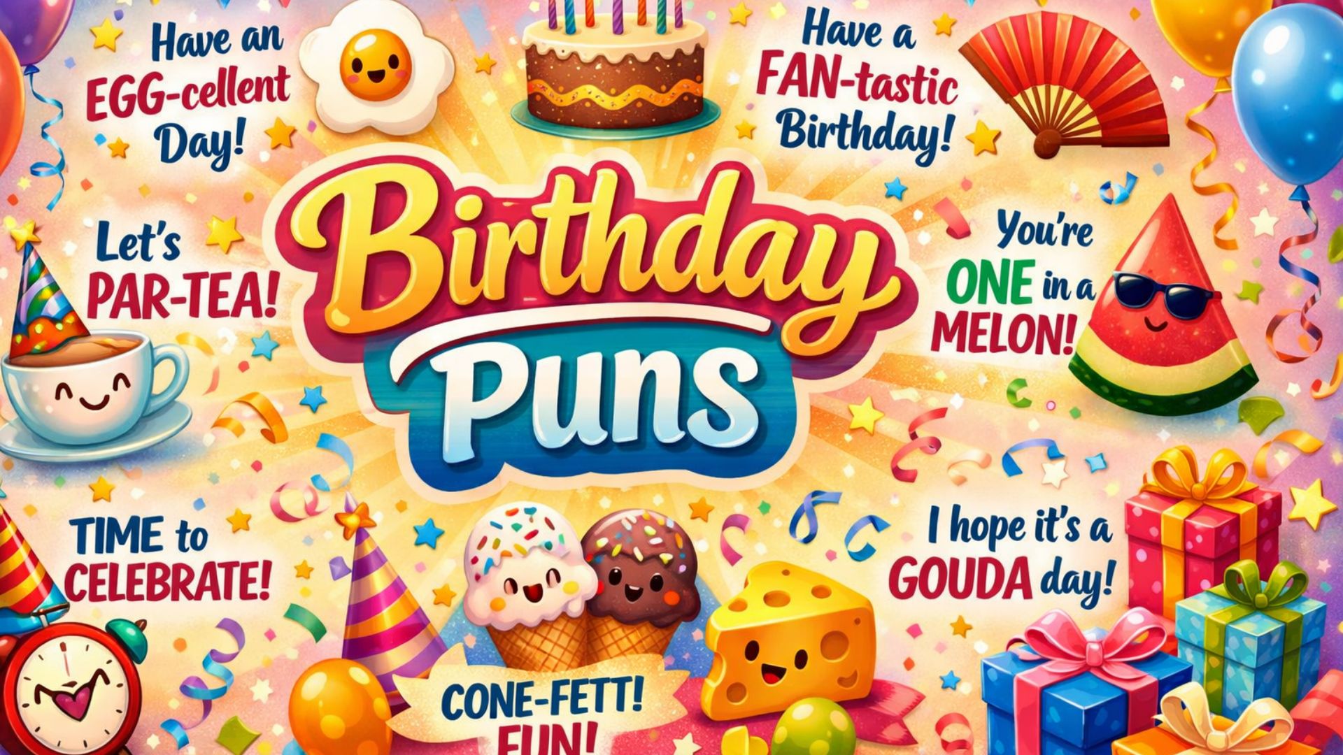 Best 120+ Birthday Puns for Instagram Captions & Cards 2026