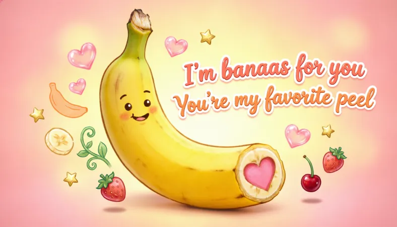 Best 350+ Cute & Flirty Banana Puns Love 2026