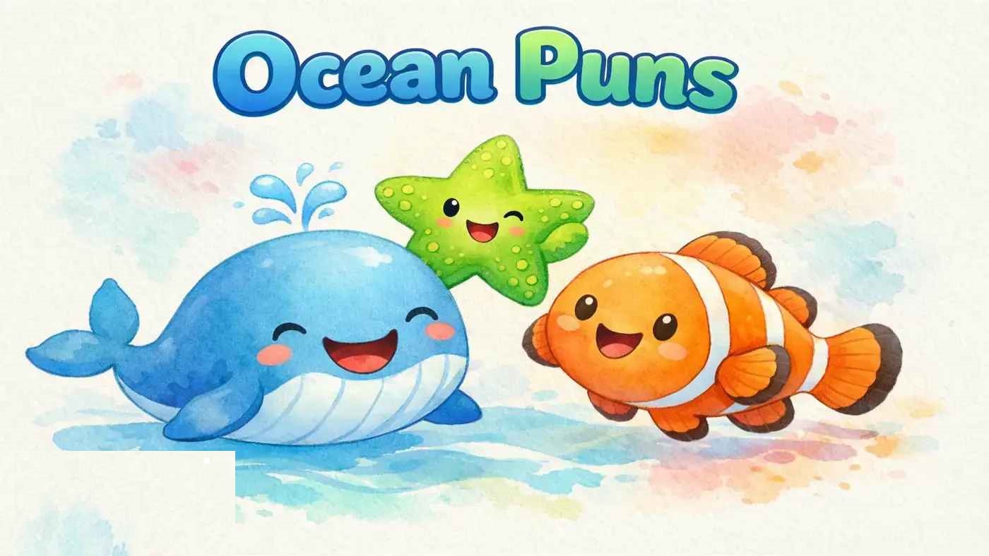 Best 250+ Quick & Clever Funny Ocean Puns 2026