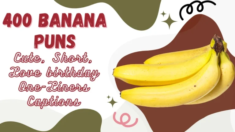 Best 550+ Funny Banana Puns Captions for Perfect Insta Vibes 2026