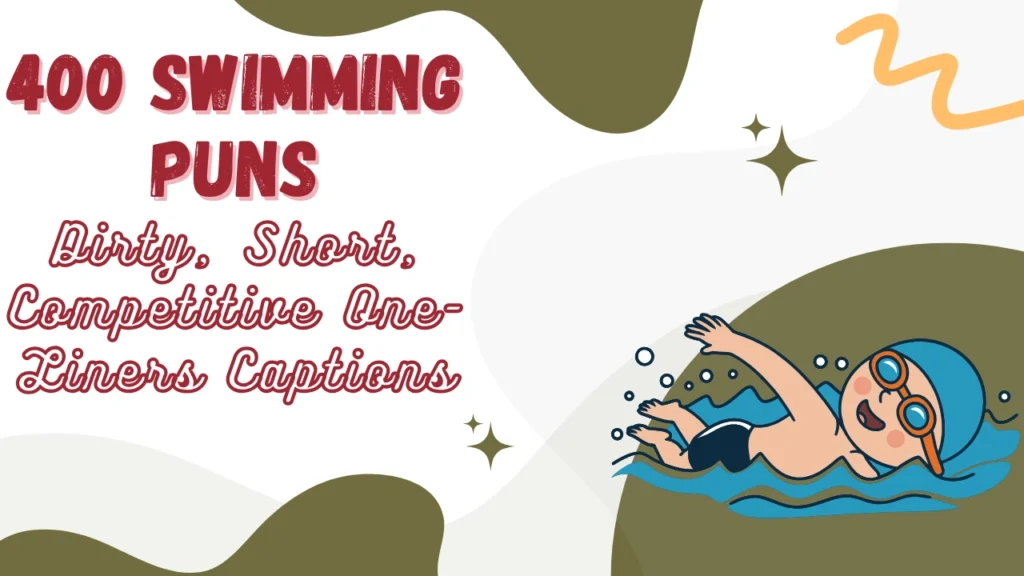 Best 620+ Hilarious Swim Pun Captions for Summer Posts